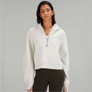 Lululemon Athletica White Zip-Up Hoodie